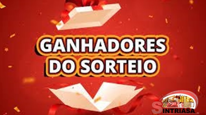 Confira a lista dos ganhadores do sorteio de brindes da assembleia 