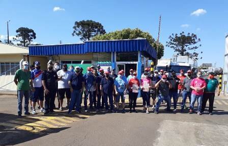 Sintriasa participa da Caravana de Luta aos trabalhadores dos frigoríficos das unidades da JBS  