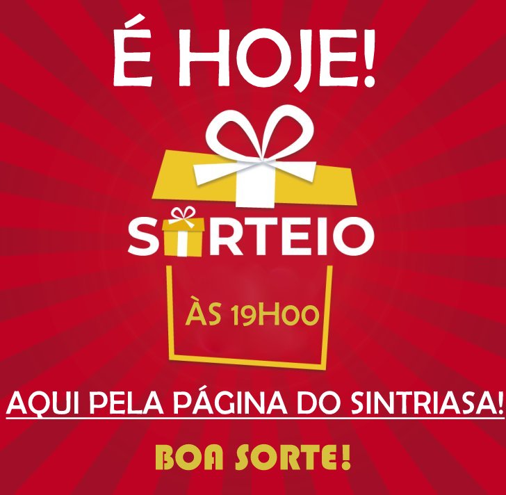 SORTEIO DE BRINDES SINTRIASA