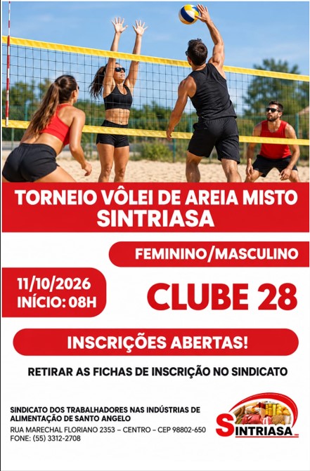 INTEGRAÇÃO SINTRIASA VOLEIBOL MISTO 2026